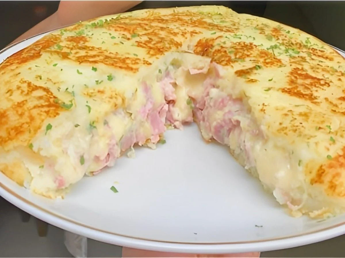 Torta de Presunto e Queijo